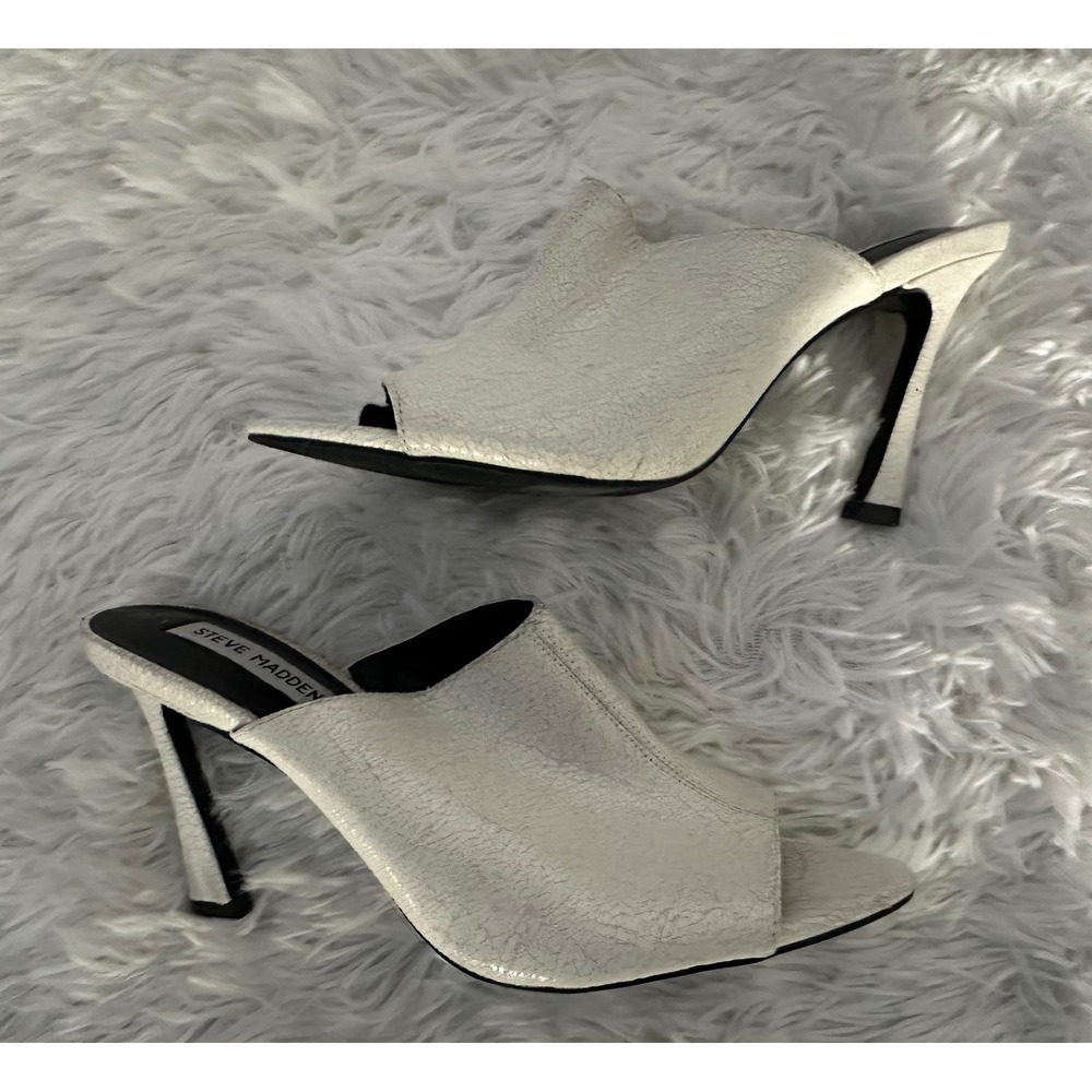 Steve Madden Dayla peep-toe mule Shoes‎ sz 8